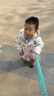 boxbaby【新升级】儿童防走失带牵引绳宝宝防丢失手环小孩防丢绳感应锁 【升级感应锁】青色2m 实拍图