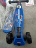 超级飞侠三合一儿童滑板车1-3-6-10岁可坐滑可拆卸  Ultra款 警长蓝 实拍图