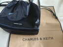 CHARLES&KEITH柔软油蜡抽绳手提单肩托特包包女包生日520礼物CK2-30151421 CK2-30151421-1Jet Black黑色 S 实拍图
