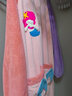 百菲浴巾可穿可裹男女童浴裙斗篷长袖吸水速干加绒款睡袍儿童浴衣浴袍 儿童美人鱼(大码)适合130-150cm 实拍图