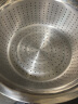 维艾（Newair）不锈钢盆子五件套装加厚家用厨房打蛋和面淘米洗菜沥水篮漏汤盆加大款 实拍图