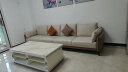 林氏家居小户型沙发客厅简约现代奶油风科技布沙发意式布艺沙发BS103 拿铁棕|3.2米大四人位|科技布 实拍图