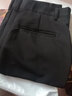 Daft春秋季新款男士修身小脚休闲西裤 白领工作装免烫西裤伴郎职业装男式西服裤子 K256黑色 31相当于2尺4修身偏小 实拍图