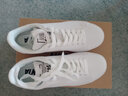 安踏板鞋男鞋2025冬季学生白色小白鞋休闲透气运动鞋旗舰男士滑板鞋子 白/浅灰 39 实拍图
