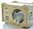 梵都宠舍猫抓板猫窝一体瓦楞纸猫爪板立体网红猫咪用品 猫头组合猫窝 实拍图
