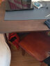 家逸实木书桌电脑桌现代简约办公桌子带抽屉学习桌写字桌1米胡桃色单桌 实拍图