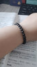 金石灵天然黑碧玺手链男女款水晶玛瑙情侣手链佛珠手串转运珠送生日礼物 黑碧玺手链6毫米 实拍图