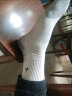 kawasaki川崎羽毛球袜跑步运动袜透气男款加厚毛巾底中袜3双装R142D黑白灰 实拍图