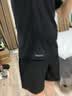迪卡侬（DECATHLON）显瘦阔腿短裤速干凉感吸湿裤男运动透气宽松训练健身跑步FICM 款式B黑色-两侧插袋 (新旧随机) S 实拍图