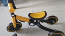 uonibaby品牌授权儿童三轮车脚踏车变形1-3-6岁溜娃神器多功能平衡滑步遛 巴洛克黄+护具黄色7件套速发 升级版 实拍图