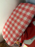 悦心为己野餐垫防潮布野炊春游草坪垫子野外露营郊游坐垫加厚沙滩午休午睡 红白格150cm*200cm-加厚款 实拍图