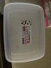 nakaya日本冰箱保鲜盒塑料密封食品级收纳盒水果冷冻饺子盒大号储物 冰箱冷冻盒【日本产】 3件套 2.6L 实拍图