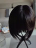 千丝雅 假发套女短发夏季全头套真人发丝自然减龄发套真发网红波波头 真发【递针头旋】自然色28cm 短发 实拍图
