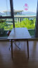 家逸实木餐桌家用饭桌子会议洽谈桌小户型餐厅家具长方形1.2米单桌 实拍图