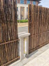 临雅竹篱笆栅栏围栏造景户外花园装饰防腐竹室外竹子隔断庭院竹杆围墙 碳化竹 高1.5米X长2米 晒单实拍图