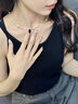 森汽碎银满天星项链女轻奢小众吊坠锁骨链颈链520生日礼物送女友 满天星碎银几两项链L2026 实拍图