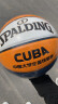 斯伯丁（SPALDING）CUBA联赛比赛篮球室内外PU材质成人儿童蓝球 76-633Y 实拍图