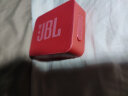 JBL GO ESSENTIAL  音乐金砖青春版 便携式蓝牙音箱 户外长续航低音炮 桌面迷你小音响 防水设计 红色 实拍图