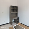 木月【特】现代连体书桌柜北欧卧室衣柜梳妆台一体电脑桌组合柜 衣柜+电脑桌凳+顶柜 二门 实拍图