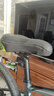 西骑者（WestBiking）自行车坐垫套硅胶加厚加宽慢回弹记忆棉座垫公路山地车骑行装备 黑色条纹【自锁固定款】 实拍图