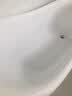 VVEIPING【德国】家用贵妃浴缸亚克力普通单人独立式小户型成人彩色复古缸 白色空缸ABS虎脚（备注颜色） 1.3m 实拍图