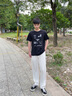顶峰保罗（Dingfengbaoluo）休闲裤春秋季男士宽松冰丝直筒垂感潮流阔腿长裤子818卡其XL 实拍图