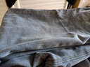 鲁宾克牛仔裤男秋季宽松束脚哈伦束脚裤男士休闲裤子男潮流工装男裤长裤 浅蓝色 2XL 实拍图