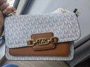 MICHAEL KORS  轻奢MK女包HEATHER斜挎包 大号香草白/橡果棕  实拍图