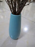 凉笙  ins北欧小清新陶瓷花瓶北欧可插花干花水培装饰品日式简约摆件家用餐桌办公桌装饰品 蓝色花瓶 实拍图