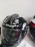 LS2摩托车头盔男女全盔四季赛车防雾3C跑盔卡丁车四季安全帽FF358 灰-狼狼图腾(赠防雾贴+头套) XXXL(建议61-62头围） 实拍图