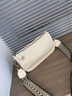 viney新款牛皮斜挎包包女包轻奢腋下包品牌生日元旦礼物送女生女友 【米白色】新年节礼物送老婆高级感实用洋气饺子包 时尚ck风百搭休闲小众单肩小包 实拍图