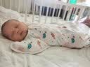 mymini婴儿投降式襁褓翅膀睡袋新生儿宝宝防惊跳包裹春秋冬棉用品防踢被 太阳山开脚款【前后1层】 69cm(12-17斤宝宝)L码 实拍图