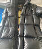 高梵黑金鹅绒服先锋3.0亮面6格羽绒服男女同款冬季厚外套 黑色 S  实拍图