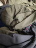 红豆情侣全棉睡衣简约休闲风短袖家居服套装可外穿 军旅绿 2XL 180/100A 实拍图
