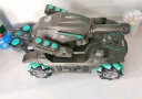 索迪儿童玩具男孩rc遥控汽车坦克可发射越野四驱飘移变形赛车生日礼物 实拍图