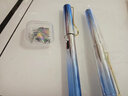 传人钢笔810正姿成人练字办公男孩女孩小学生用三年级儿童暗明尖初学者硬笔铱金书法笔专用套装可替换墨囊 炫彩蓝2支 明尖0.38mm +50支黑色墨囊 实拍图