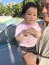 巴拉巴拉婴儿t恤宝宝打底衫女童上衣男短袖夏季全棉可爱 时尚棕-背心款 90 实拍图