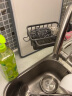 加度不锈钢水槽过滤网厨房水池洗碗洗菜厨余垃圾沥水漏剩菜剩饭三角篮 实拍图