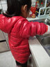 南糖三色2025新款儿童羽绒棉服轻薄款男女童冬季小童中大童棉袄外套童装 红色 140【正常体重建议身高115-125CM 实拍图