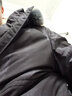 雅鹿雅鹿羽绒服男中长款大毛领保暖加厚男士冬装新款百搭休闲时尚外套 黑色 XL 180 实拍图