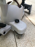 鱼跃星空儿童滑板车1-3岁宝宝带围栏三合一滑滑车6-10岁可坐可滑踏板车 灰色+推杆+安全护栏+360°万向轮 音乐灯光+风车+贴花+拉绳+电池 实拍图