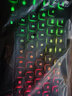 优派（ViewSonic）CU1257键鼠套装 有线键盘游戏发光键盘键鼠套装lol吃鸡电竞薄膜键盘优派键盘 黑色 实拍图