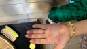 中国黄金（CHINA GOLD）足金古法情侣戒指硬金素圈黄金对戒送女友男友老婆生日情人节礼物 18号圈口【单个古法面】 净金重约1.2g 实拍图