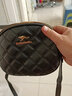北狐真皮女包小香风女羊皮新款质感时尚菱格单肩真皮女士百搭迷你斜挎 黑色 实拍图