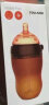 柔莱硅橡胶奶瓶断奶神器仿真母乳超软宽口径防胀气带手柄吸管250ml 3-6个月（2孔+3孔+十字型） 实拍图