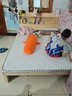 千鹏（QIANPENG） 实木床 公主床 小儿孩童床单人床小学生青少年书架储物床家具 原木无漆床+2抽+5厘米床垫 1.5米*2米 实拍图