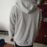椋釉 秋冬款卫衣男潮流宽松bf慵懒风连帽学生港风加绒加厚上衣服男 浅灰色薄款 XL 实拍图