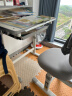 益威（EIEV） 儿童学习桌椅套装 作业学习桌 学习椅书桌小学生写字台课桌 学习桌+机械双背椅-灰色升级款 实拍图