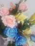 苏茂 仿真玫瑰花落地假花客厅摆放花卉绢花仿真花束装饰花 3D百合 粉色1米高 实拍图