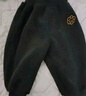 嘟嘟家宝宝裤子冬季男童长裤保暖女童休闲裤冬款儿童衣服童装 黑色 110 实拍图